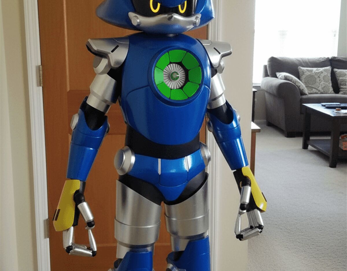 USD 28,  Metal Sonic Sonic 4 Cosplay Pattern - Pepakura PDO EVA Foam photo 1
