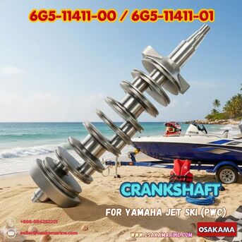 BRL 99999,  6G5-11411-00 / 6G5-11411-01 Yamaha V6 Crankshaft Engine