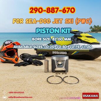 BRL 99999,  290-887-670 Piston Kit For Sea-Doo 720 PWC
