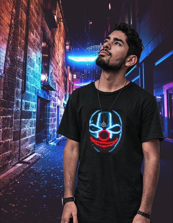 Camiseta com LED piscante photo 1