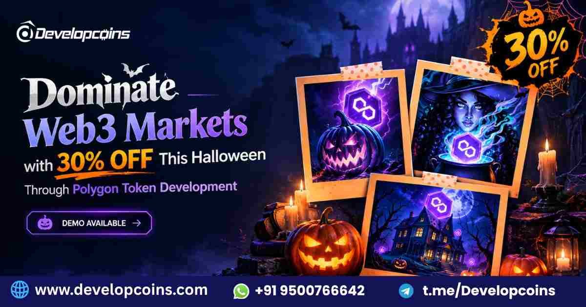 Dominate Web3 Markets with 30% OFF This Halloween Through Polygon Token Development photo 1