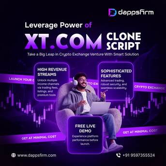 Create A Feature-Rich Crypto Exchange Using XT.com Clone Script At Low Cost photo 1