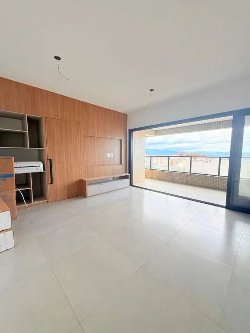 Apartamento locação na Ponta da Praia com Vista Mar  Pronto para Morar